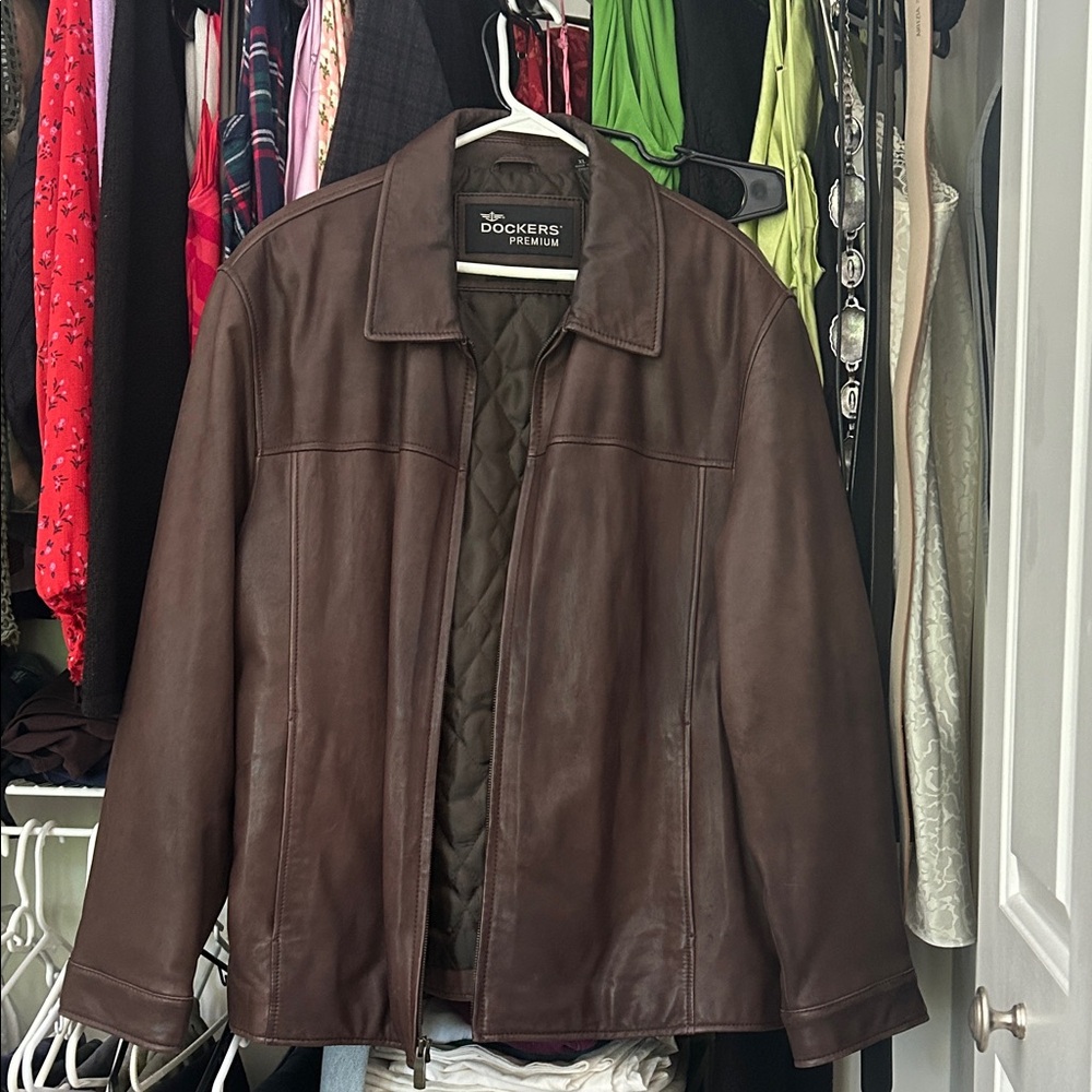 Dockers Men's Premium Brown Jacket